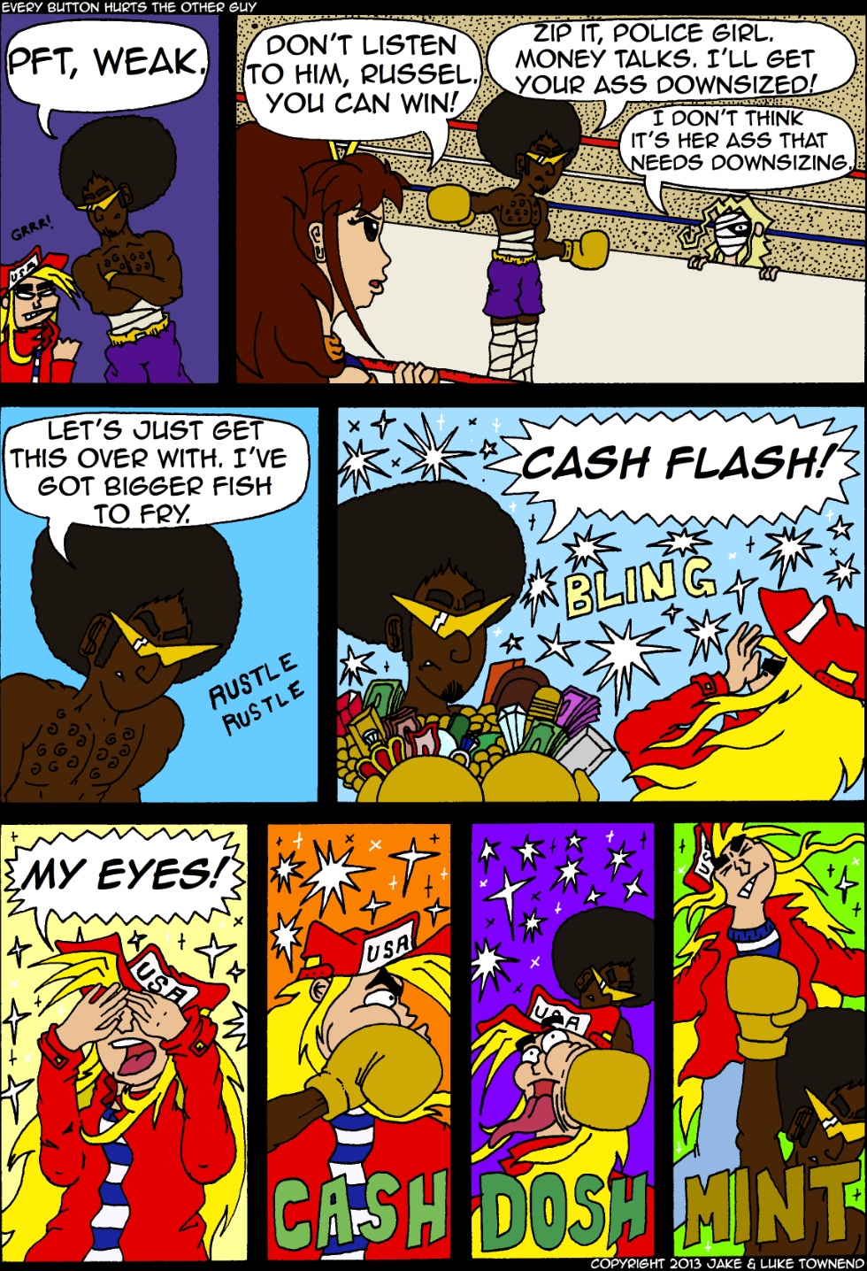 In retrospect, we probably could have fit 'pound' in as a sound effect somewhere... In retrospect, we probably could have fit 'pound' in as a sound effect somewhere...