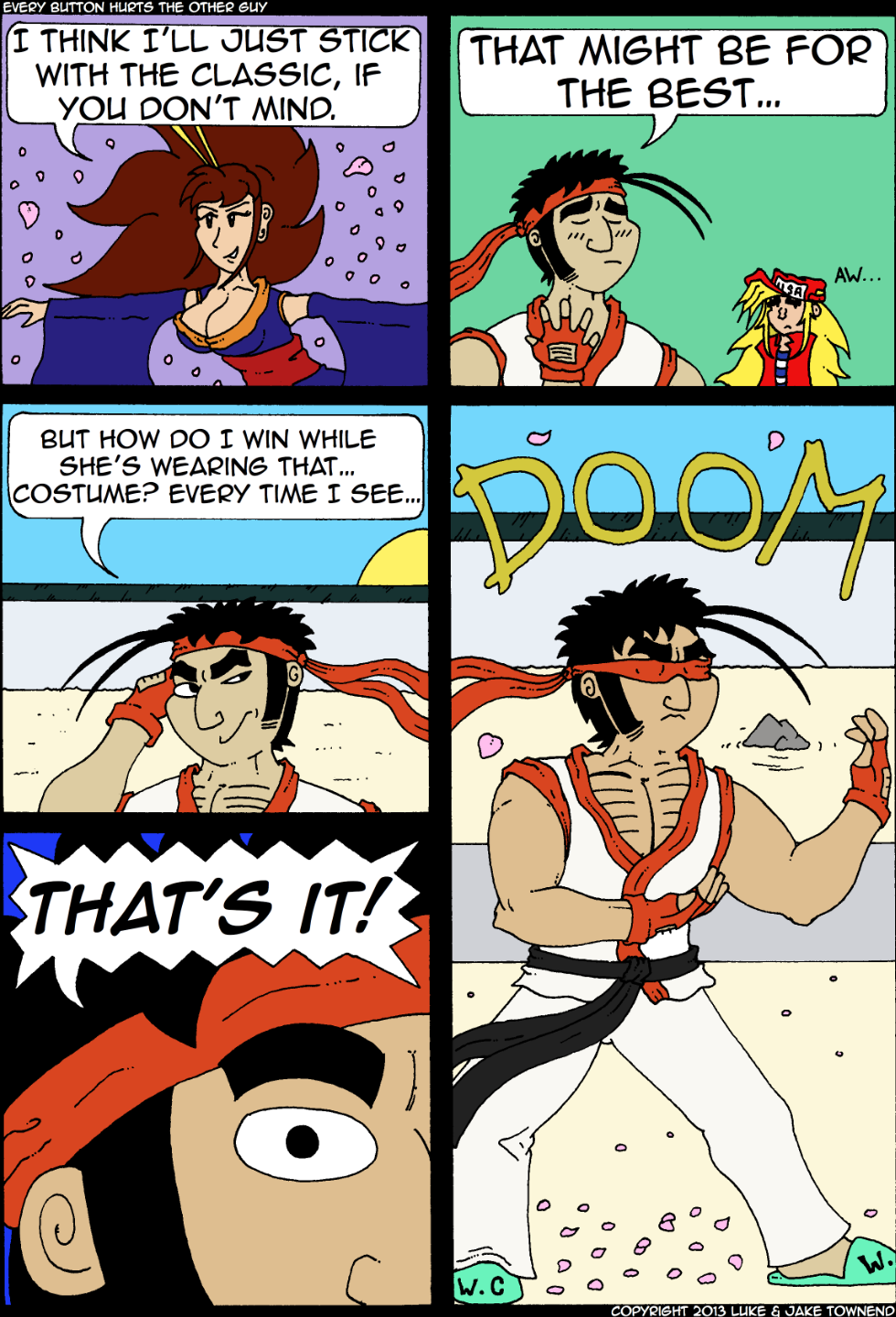 Shota's actually got a little hat hair going on there. Headband hair. Is that a thing?